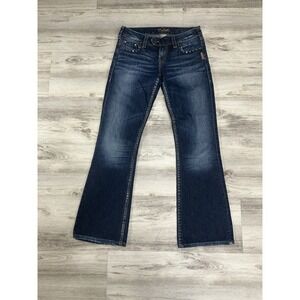 Silver Jeans Womens Tuesday Bootcut Medium Wash‎ Denim Jeans Size 27 X 33